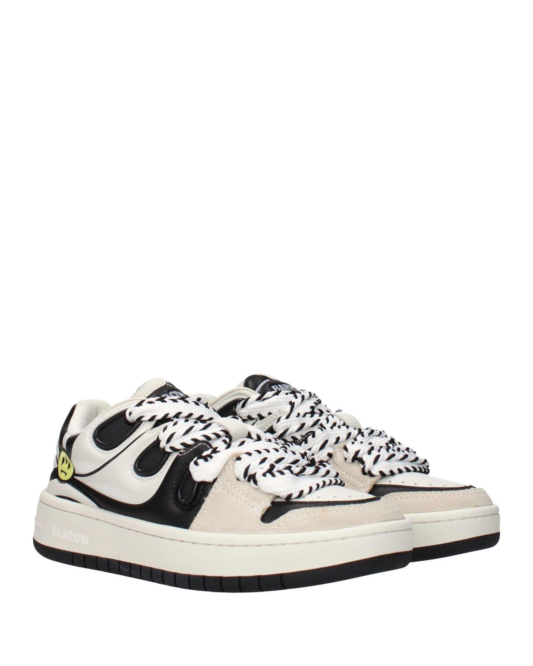 Barrow Beige Leather Sneakers Glam Steals