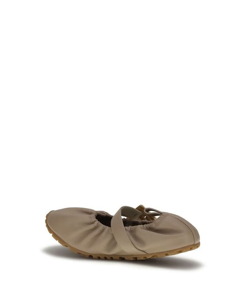 Balmain Beige Ballet Flats Glam Steals