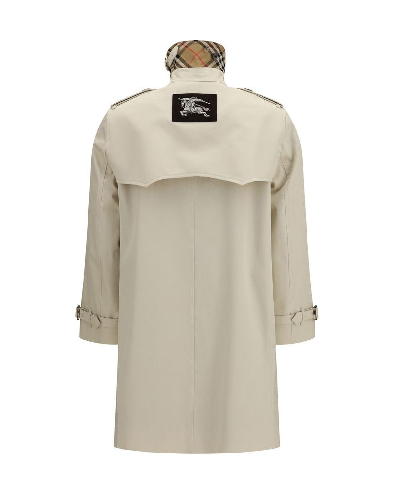 Burberry Beige Cotton Trench Coat Glam Steals