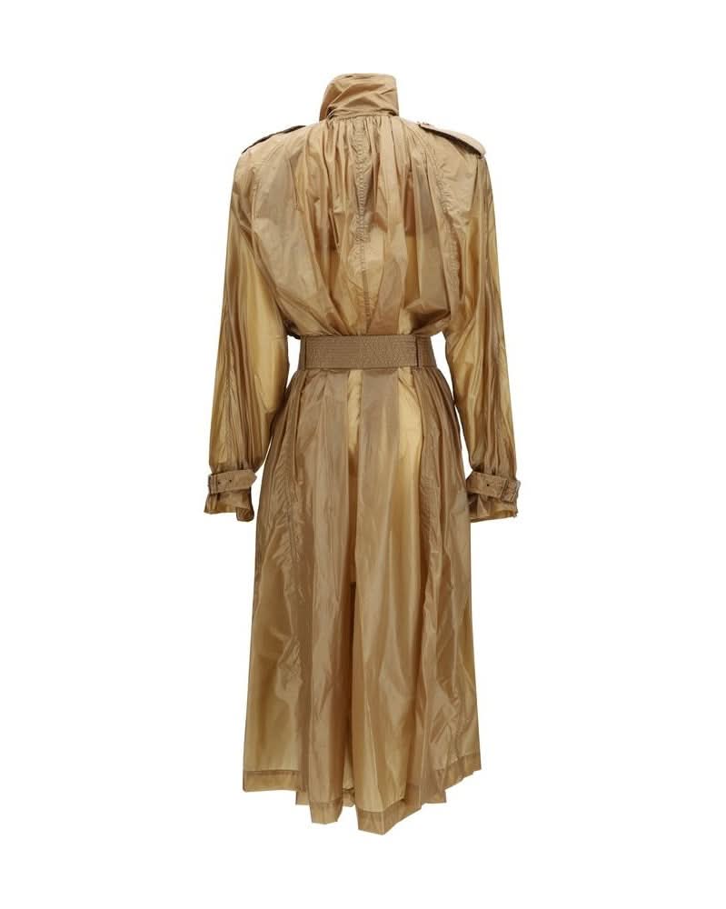 Saint Laurent Beige Polyamide Trench Coat Glam Steals