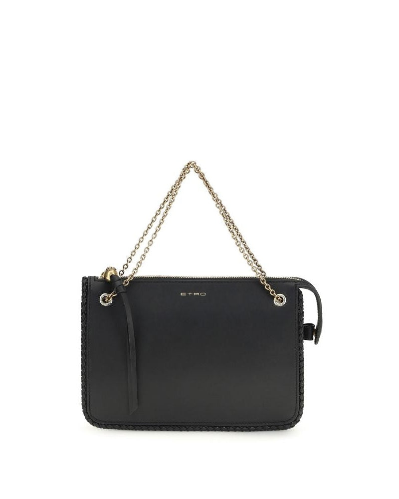 Black Calf Leather Bos Taurus Clutch Bag Glam Steals