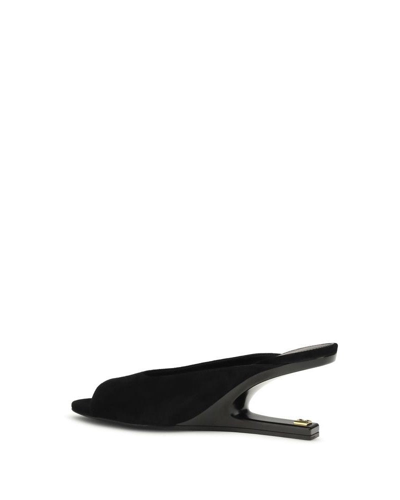 Balmain Black Mules Glam Steals