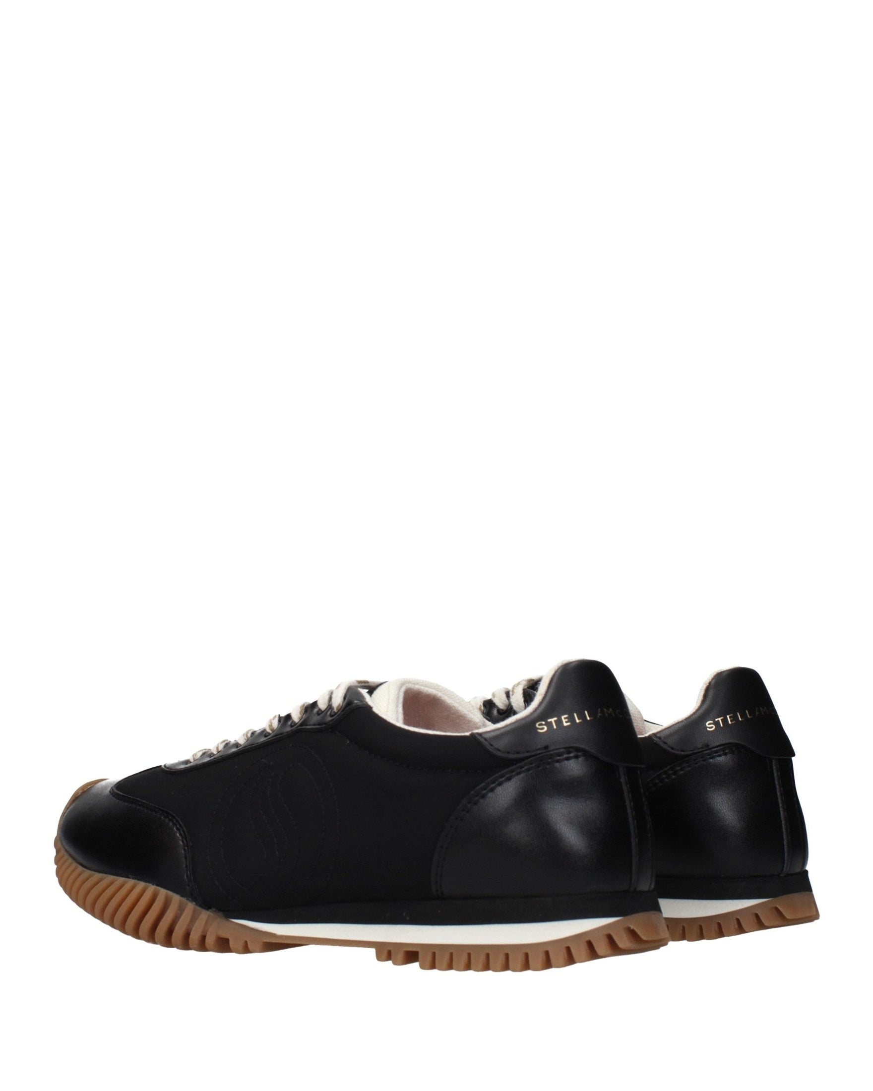 Black Fabric Low Top Sneakers Glam Steals