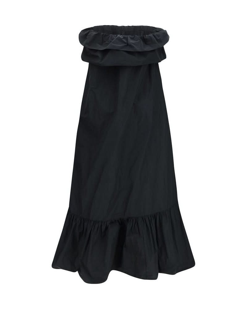 Saint Laurent Black Polyester Casual Dress Glam Steals