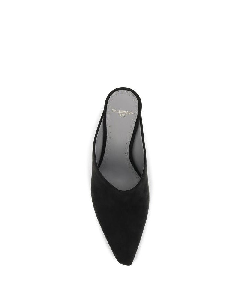 Balenciaga Black Suede Leather High Heel Pumps Glam Steals