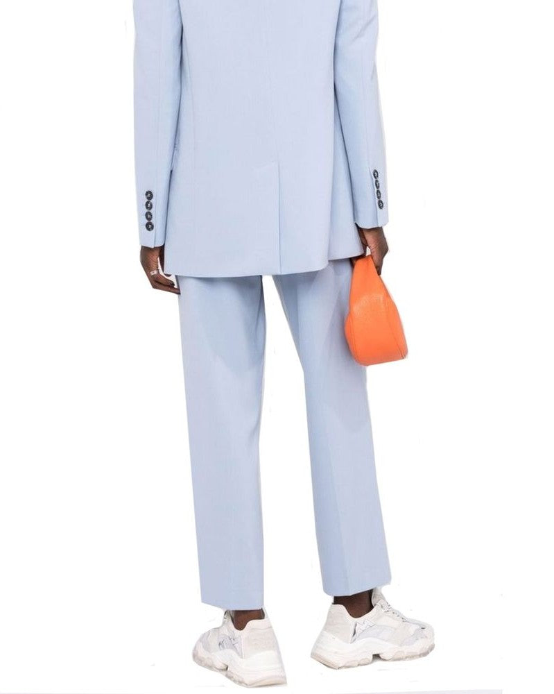 Blanca Vita Blue Elastane Dress Pant Trousers