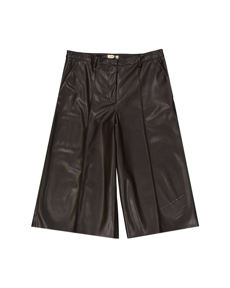 Blanca Vita Brown Polyethylene Bermuda Shorts Bermudas