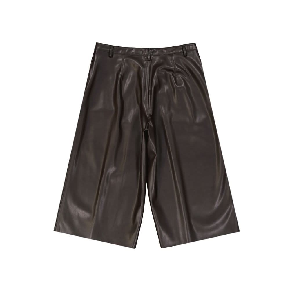 Blanca Vita Brown Polyethylene Bermuda Shorts Bermudas