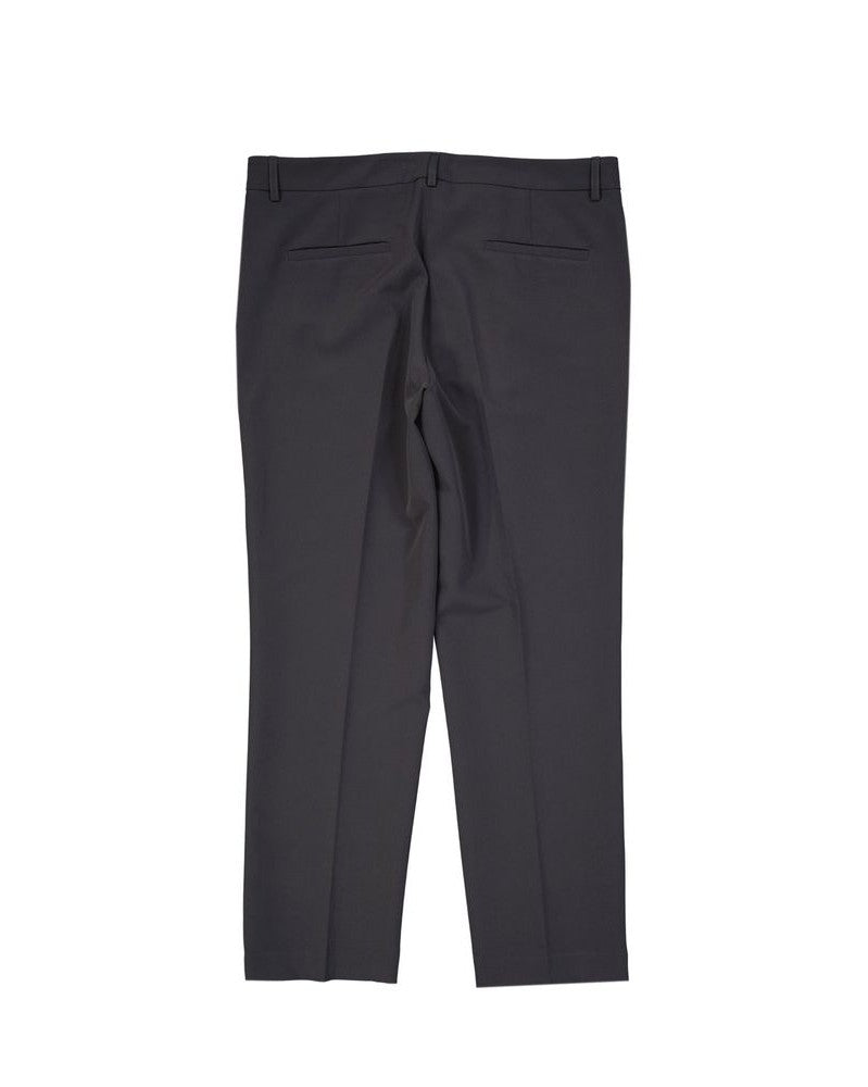 Blanca Vita Gray Elastane Cropped Pant Trousers