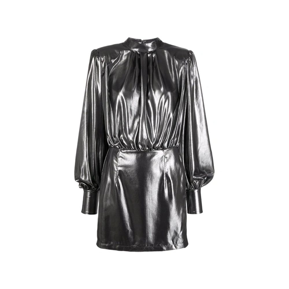 Blanca Vita Silver Polyester Cocktail Dress Glam Steals