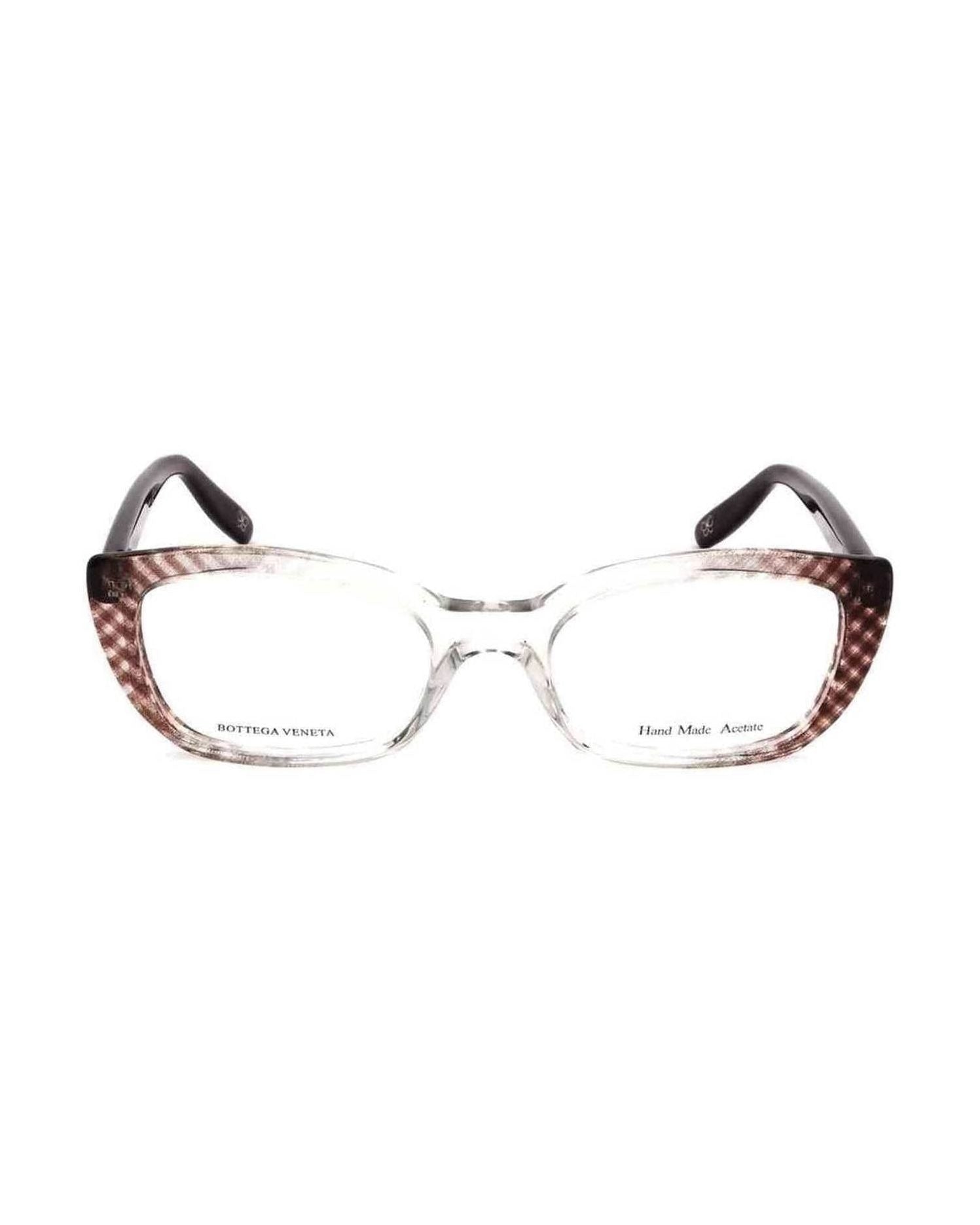 Bottega Veneta Burgundy Acetate Frame Eyeglasses
