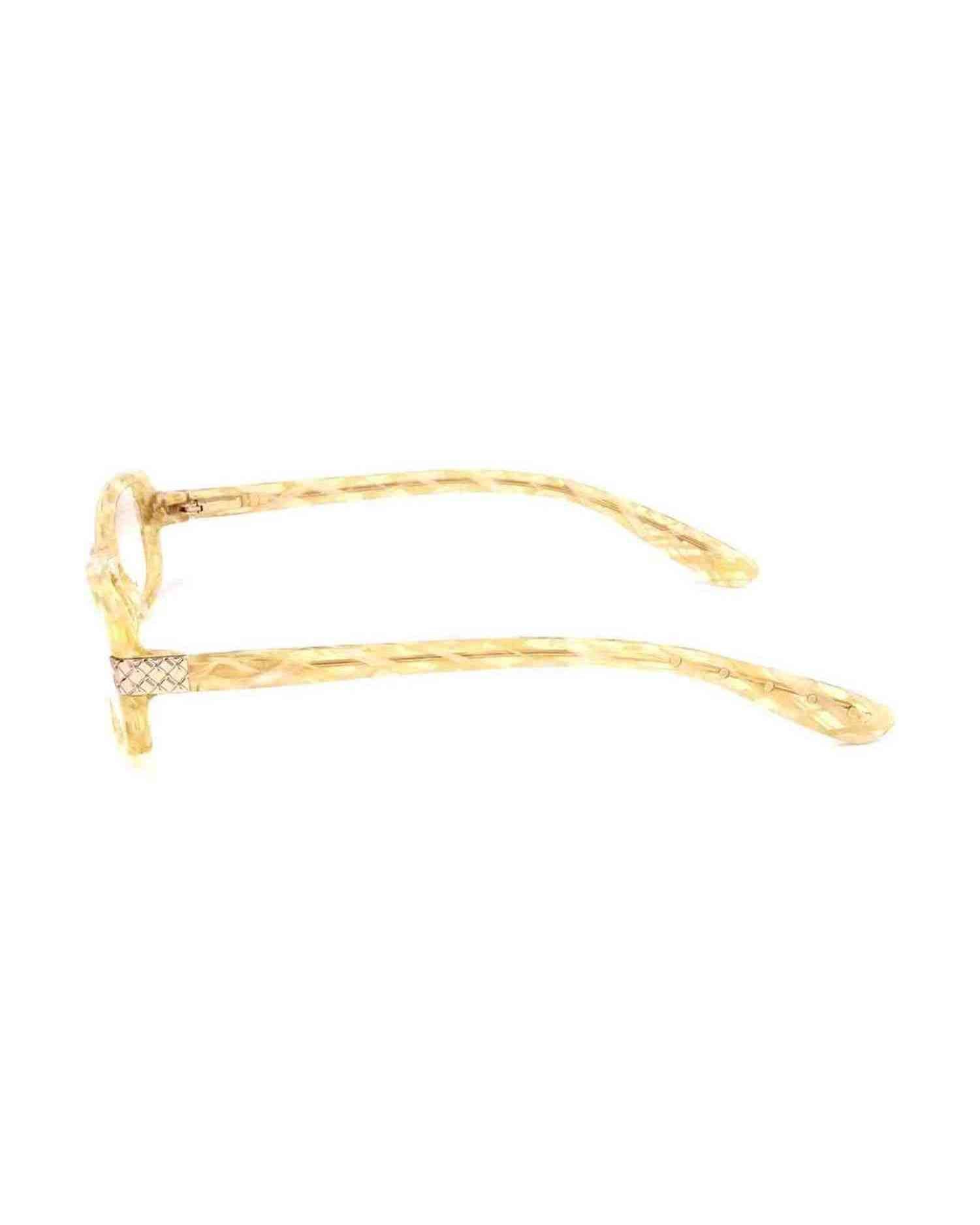 Bottega Veneta Acetate Yellow Frame Glam Steals