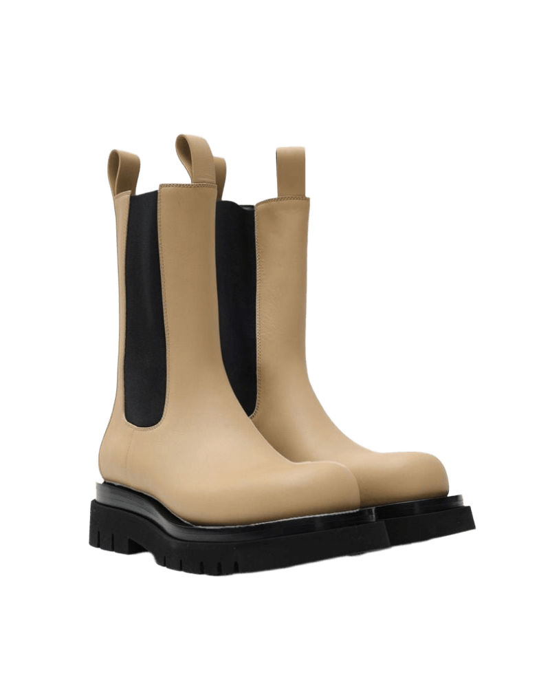 Bottega Veneta Beige Leather Boot Glam Steals