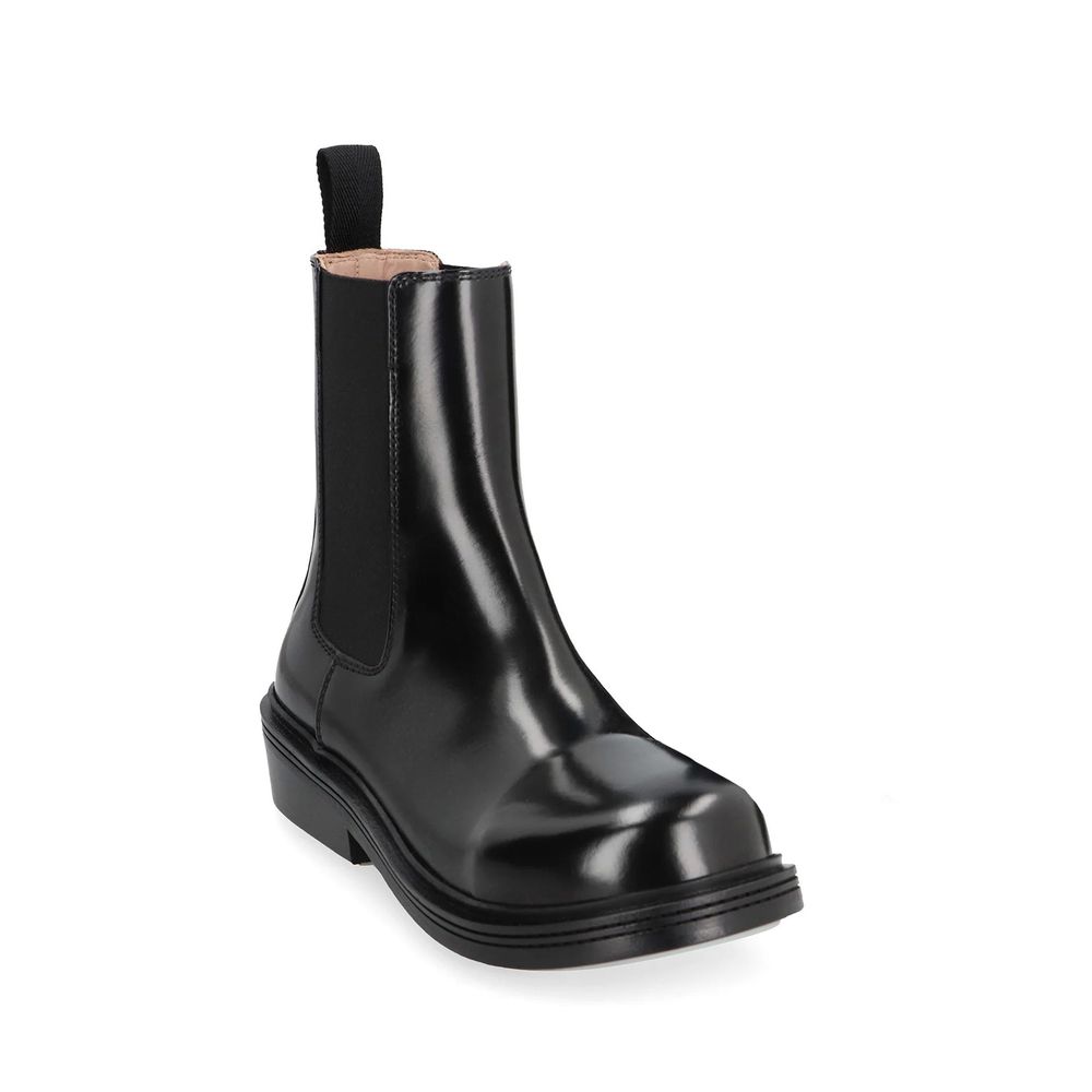 Bottega Veneta Black Calfskin Chelsea Boots Glam Steals