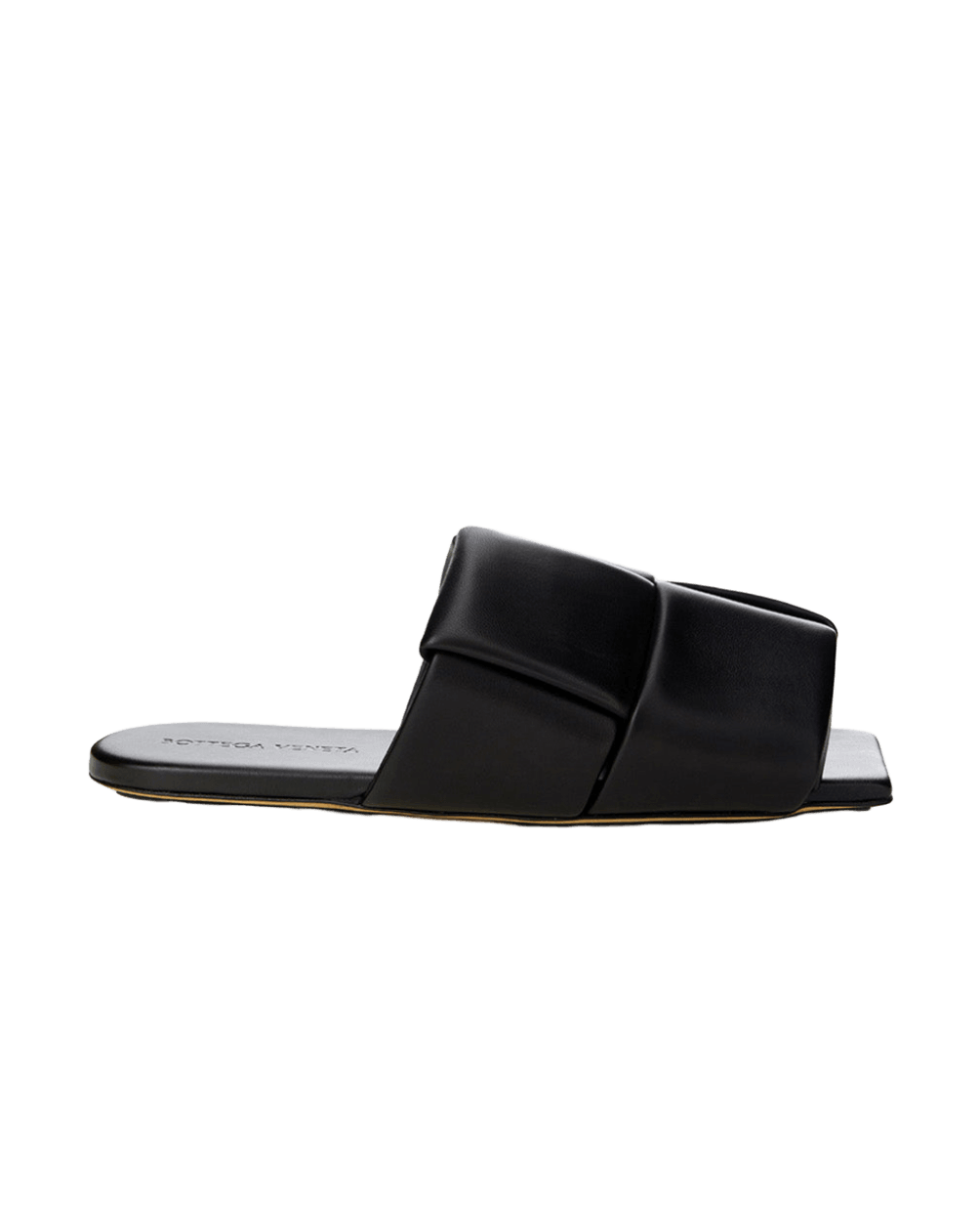 Bottega Veneta Black Leather Elegant Sandals Glam Steals