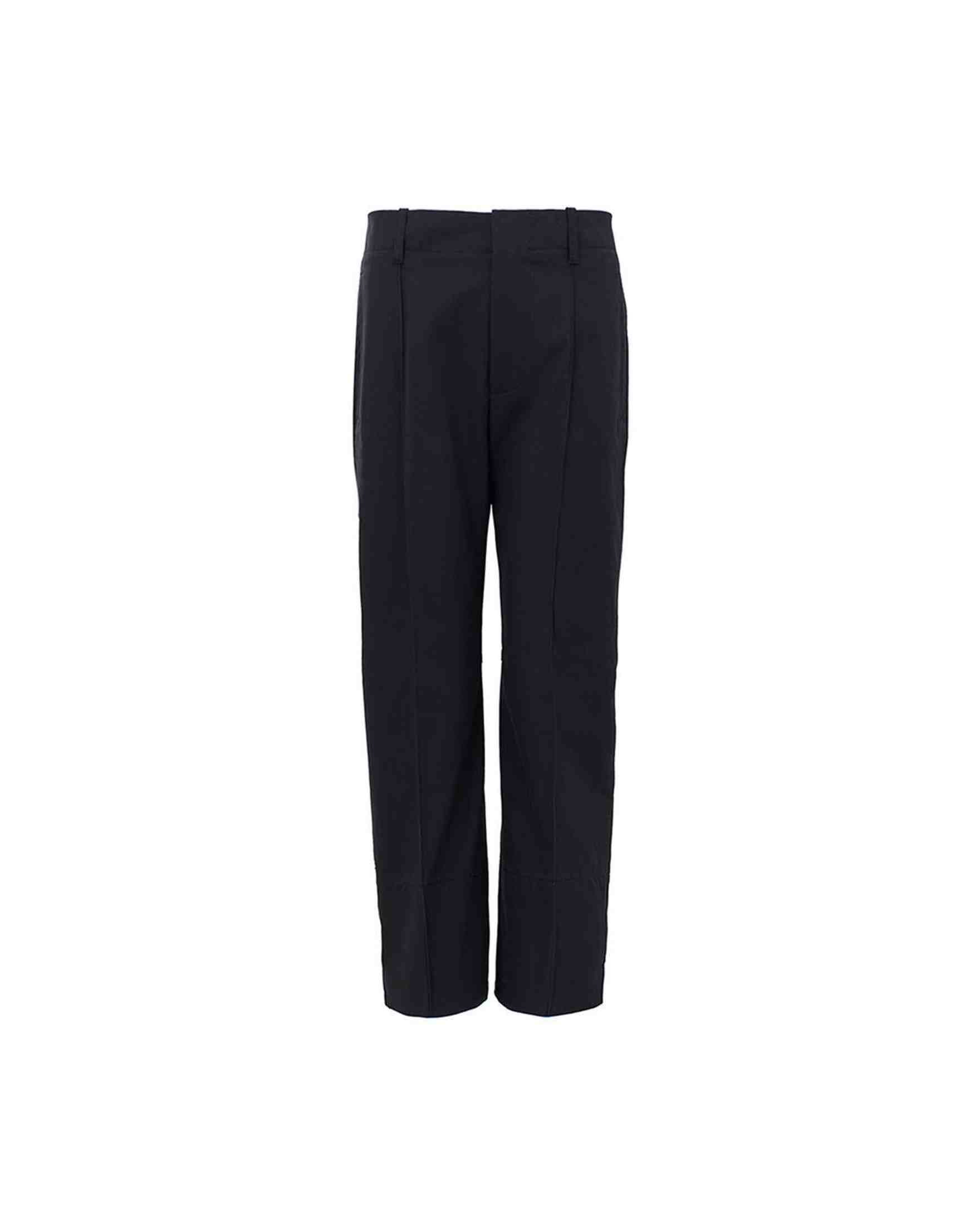Bottega Veneta Blue Cotton Navy Pant Glam Steals
