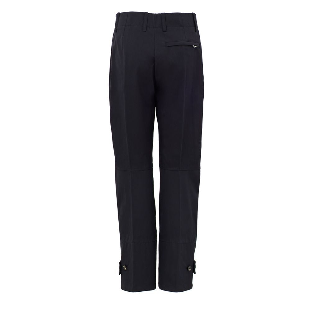 Bottega Veneta Blue Cotton Navy Pant Glam Steals