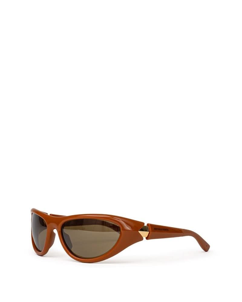 Bottega Veneta Brown Acetate Sunglass Sunglasses