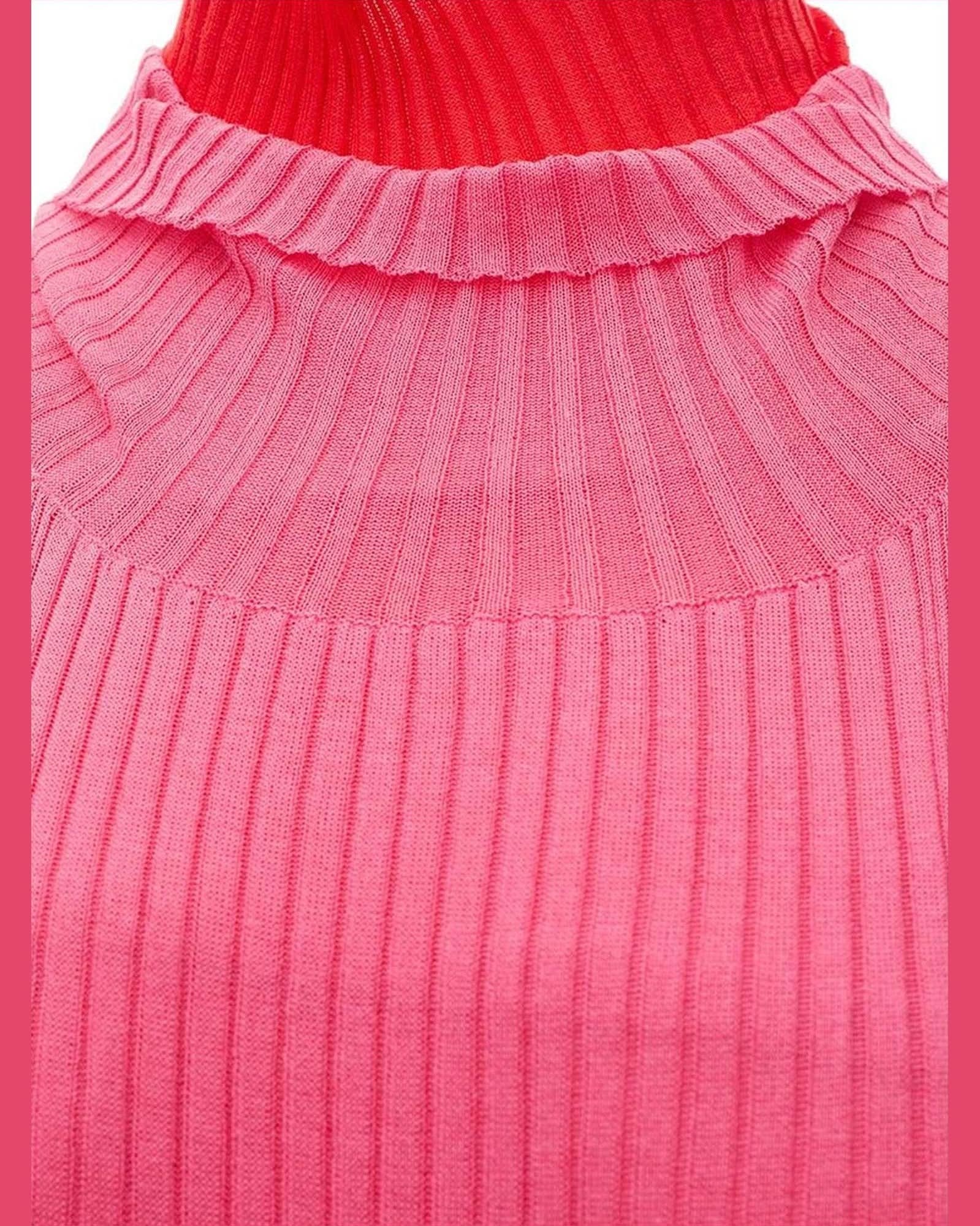 Bottega Veneta Pink Cotton Dress Dresses