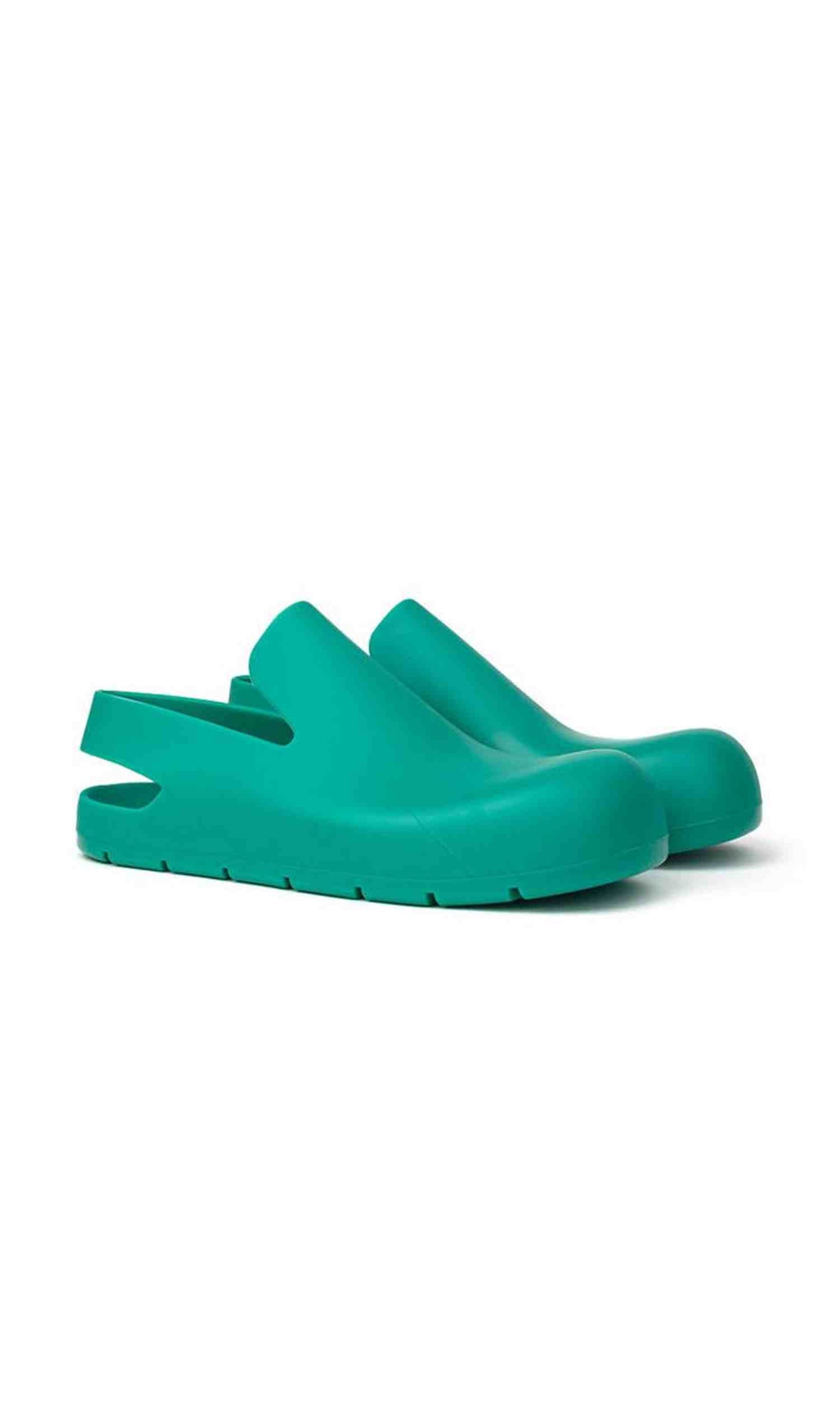 Bottega Veneta Green Cotton Slipper Glam Steals