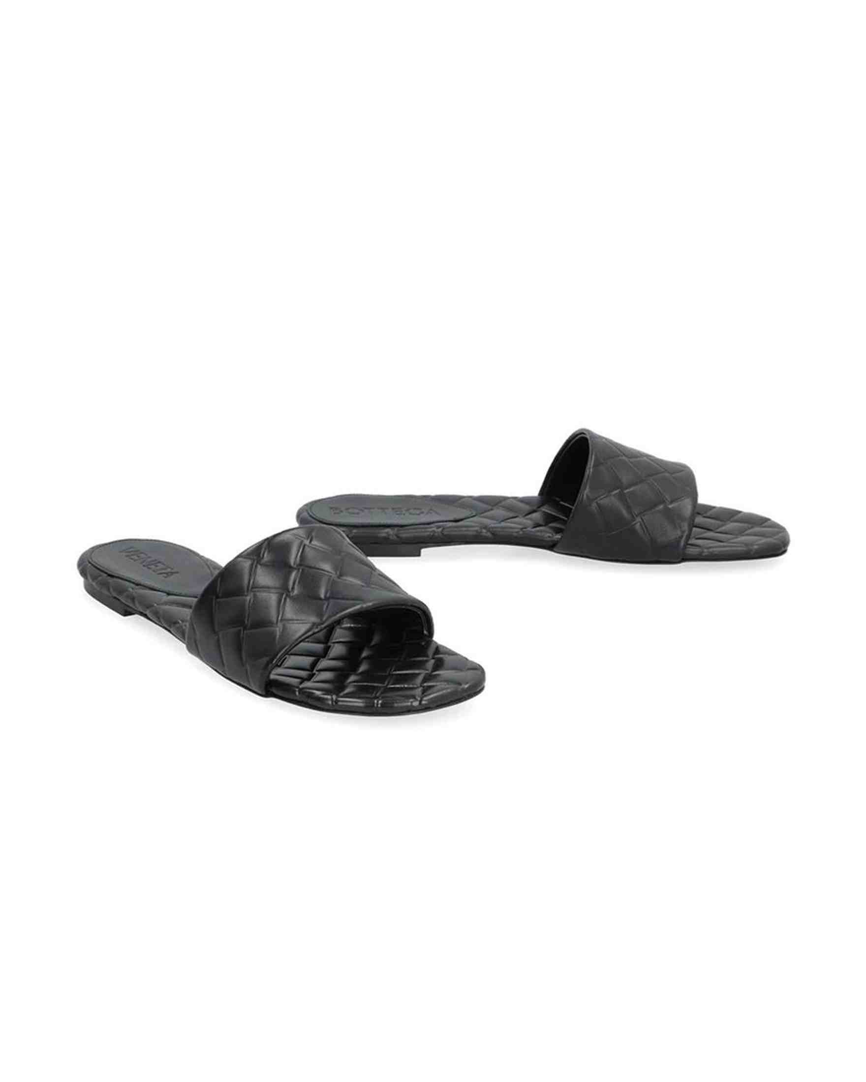 Bottega Veneta Leather Amy Mules Glam Steals