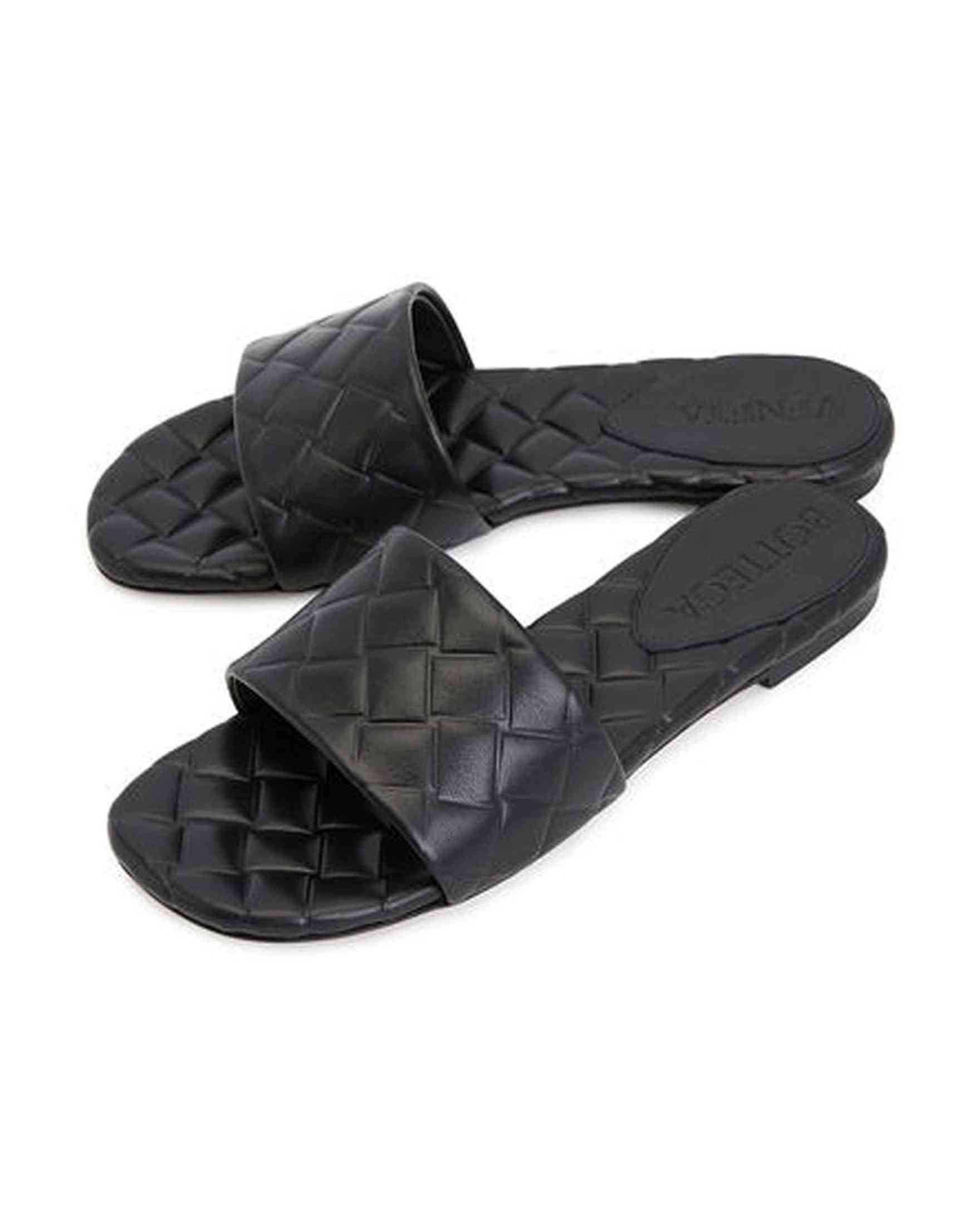 Bottega Veneta Leather Amy Mules Glam Steals