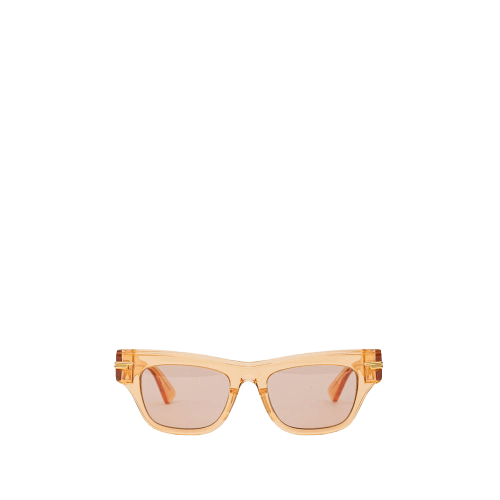 Bottega Veneta Orange Acetate Sunglass Glam Steals