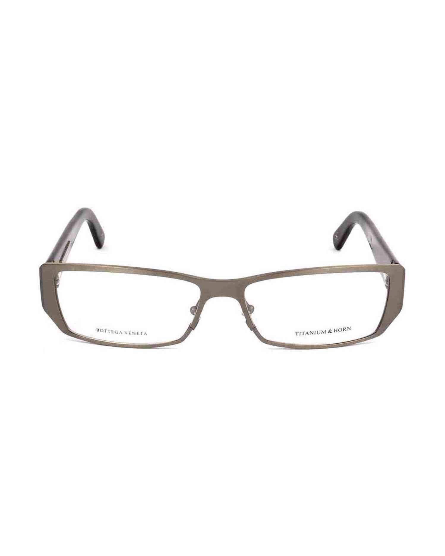 Bottega Veneta Silver Titanium Frame Eyeglasses
