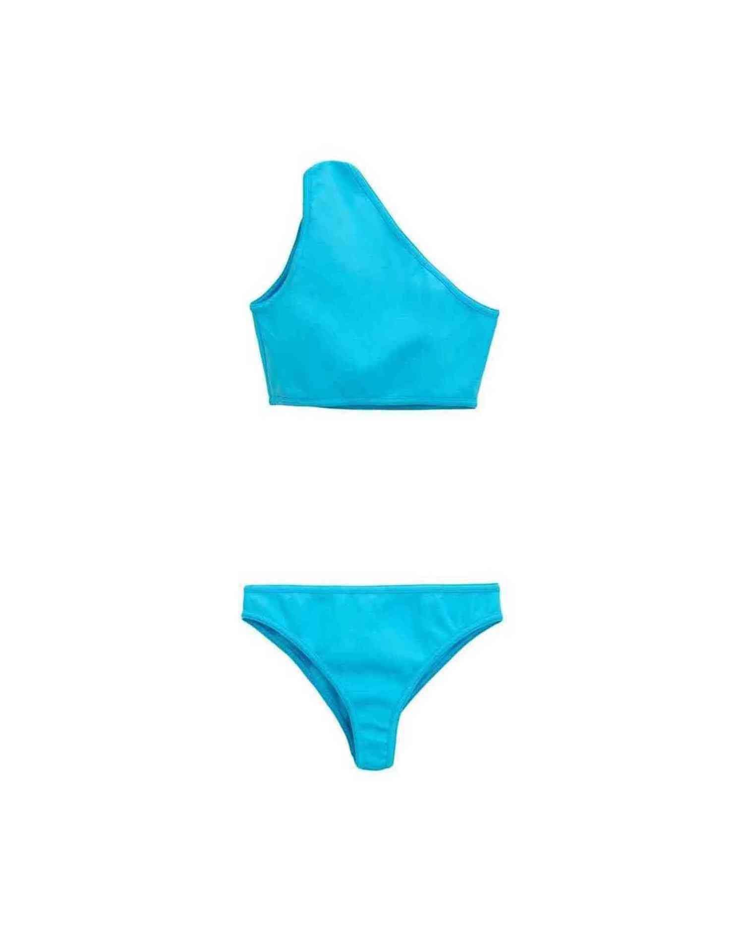 Bottega Veneta Turquoise Polyamide Bikini Classic Bikinis