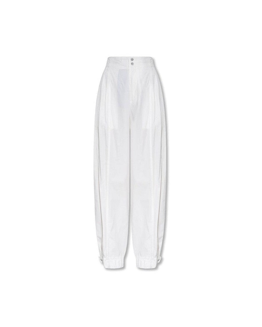 Bottega Veneta White Cotton Pant