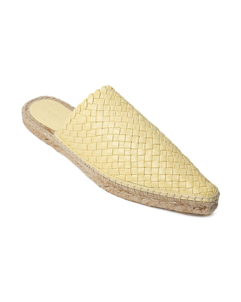 Bottega Veneta Yellow Leather Espadrille Glam Steals