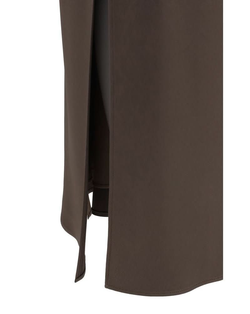 Brunello Cucinelli Brown Acetate Midi Skirt Glam Steals