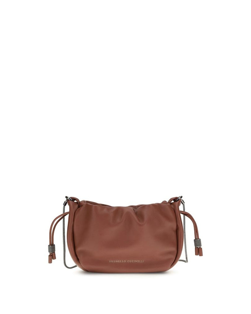 Brown Calf Leather Bos Taurus Shoulder Bag Glam Steals
