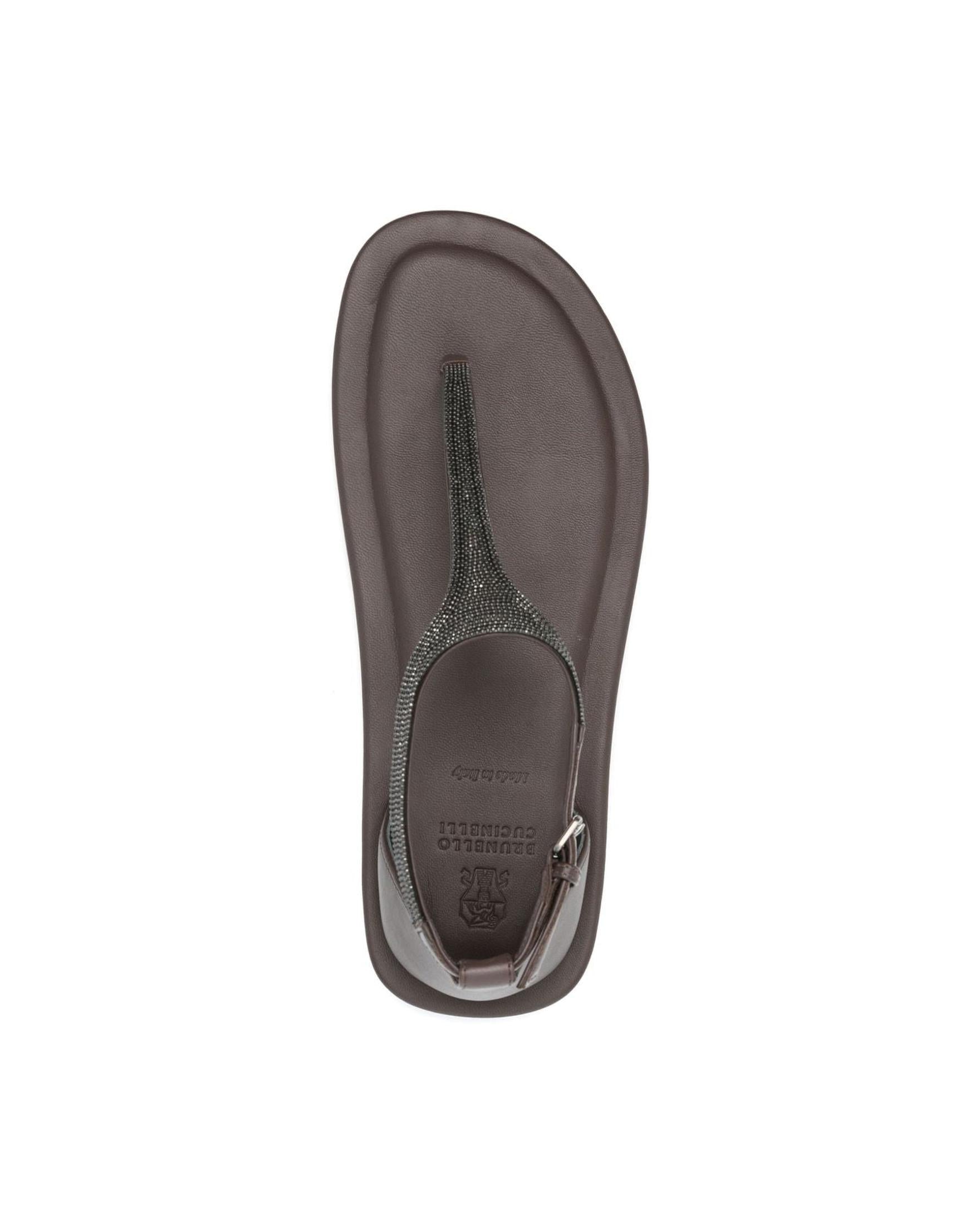 Brunello Cucinelli Bead Detail Sandals Glam Steals