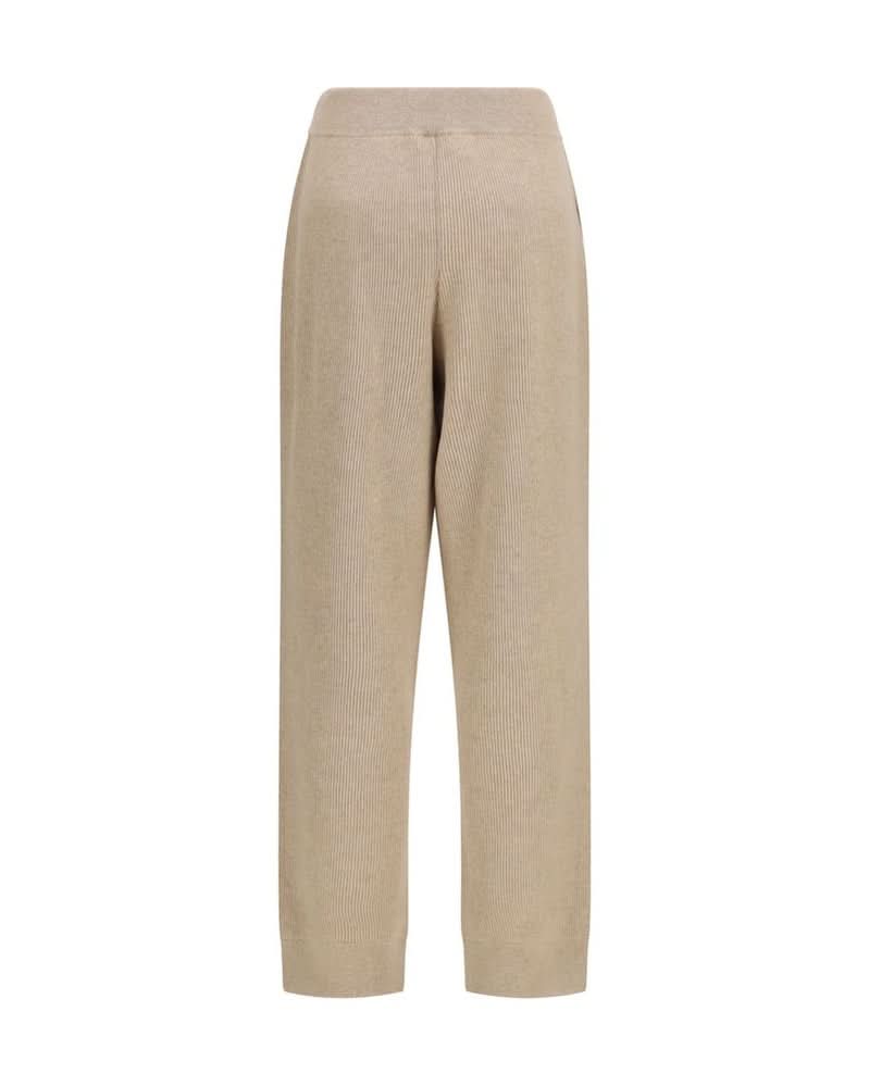 Brunello Cucinelli Beige Cashmere Casual Pant Glam Steals