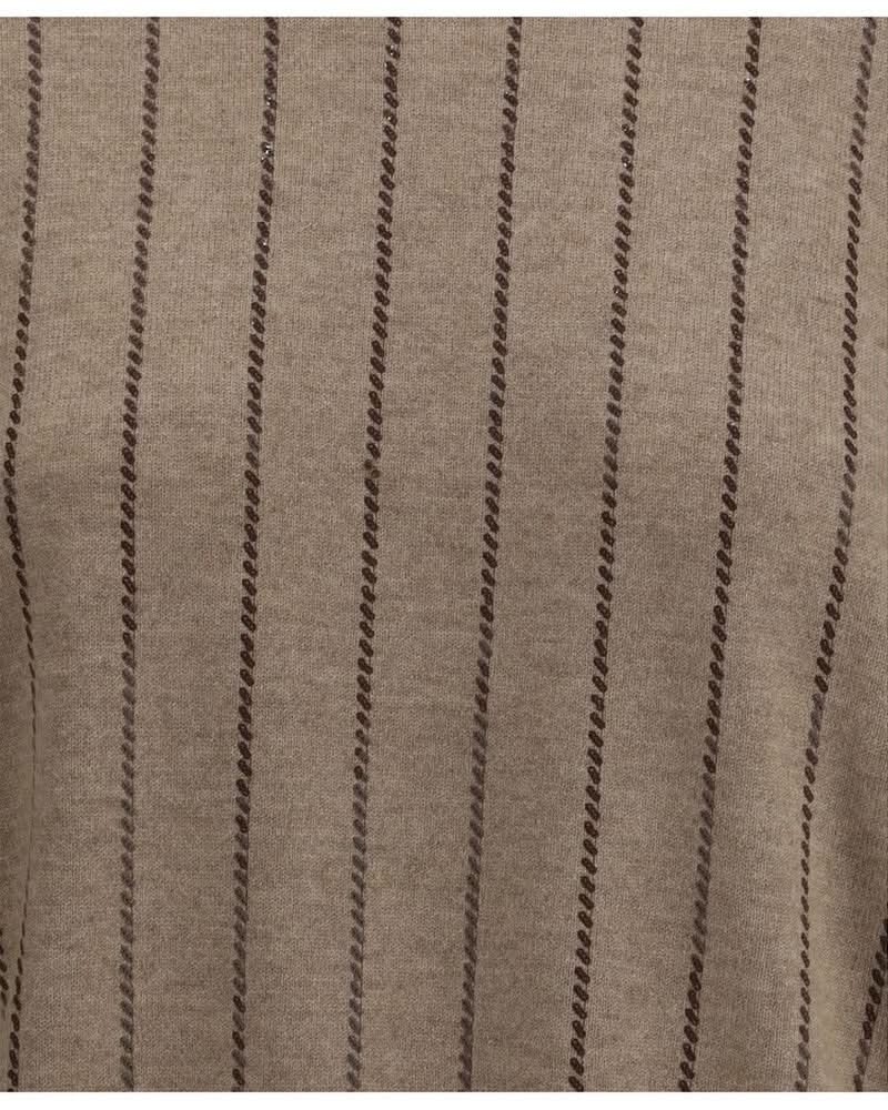 Brunello Cucinelli Beige Cashmere Sweater