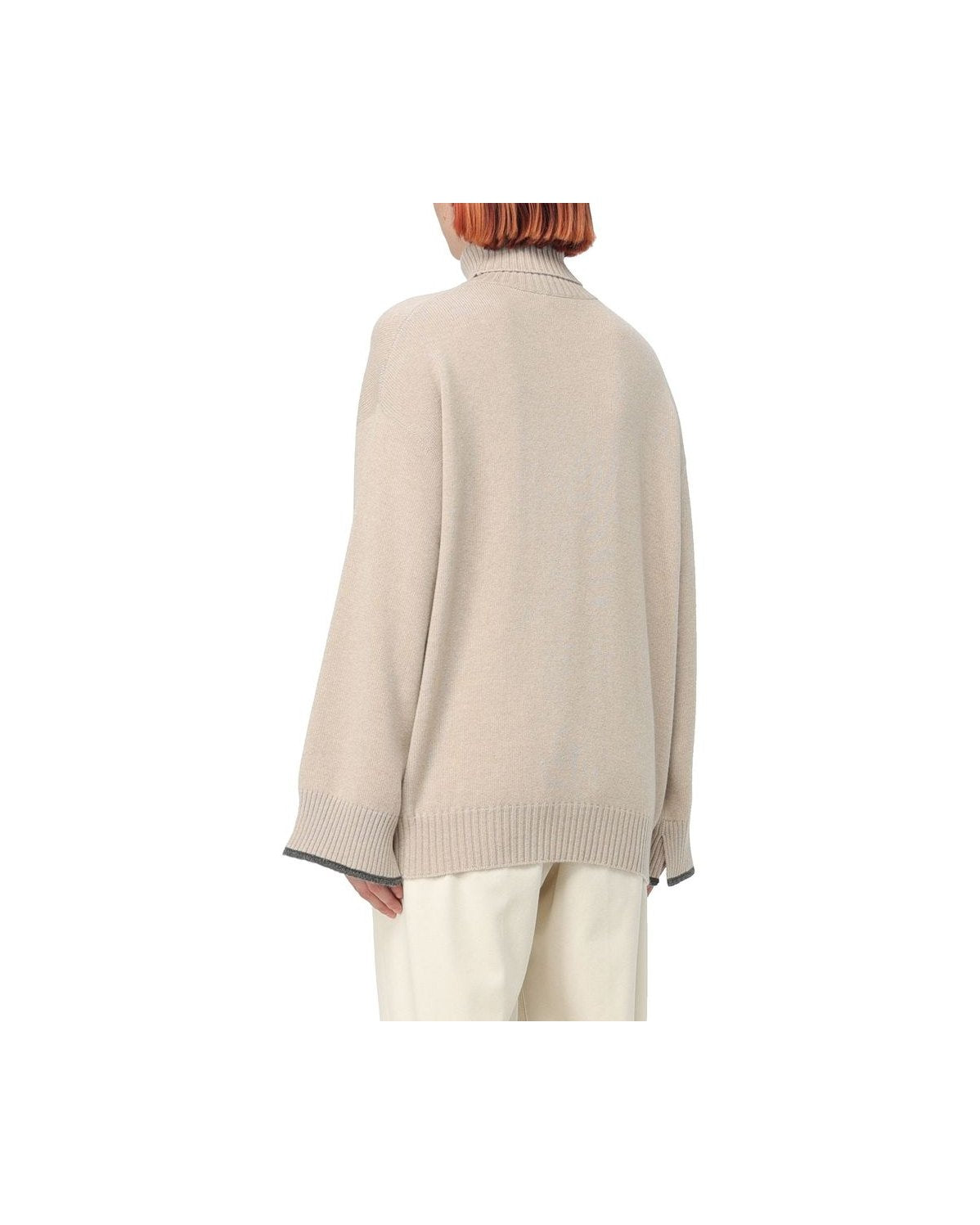 Brunello Cucinelli Beige Cashmere Sweater Glam Steals