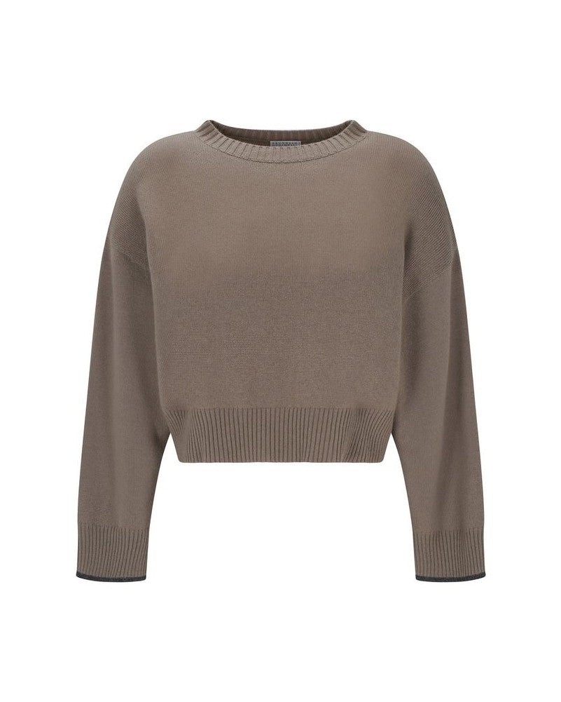Brunello Cucinelli Beige Cashmere Sweater Glam Steals
