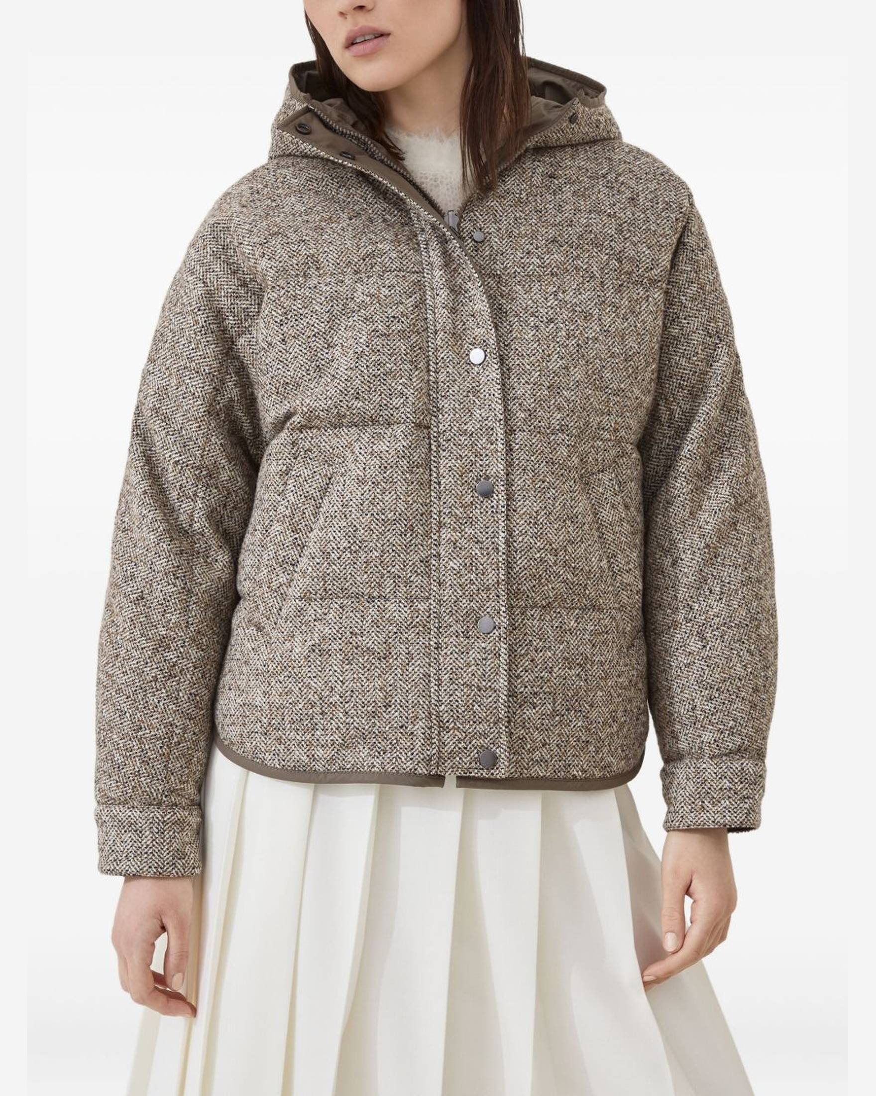 Brunello Cucinelli Beige Coat Glam Steals