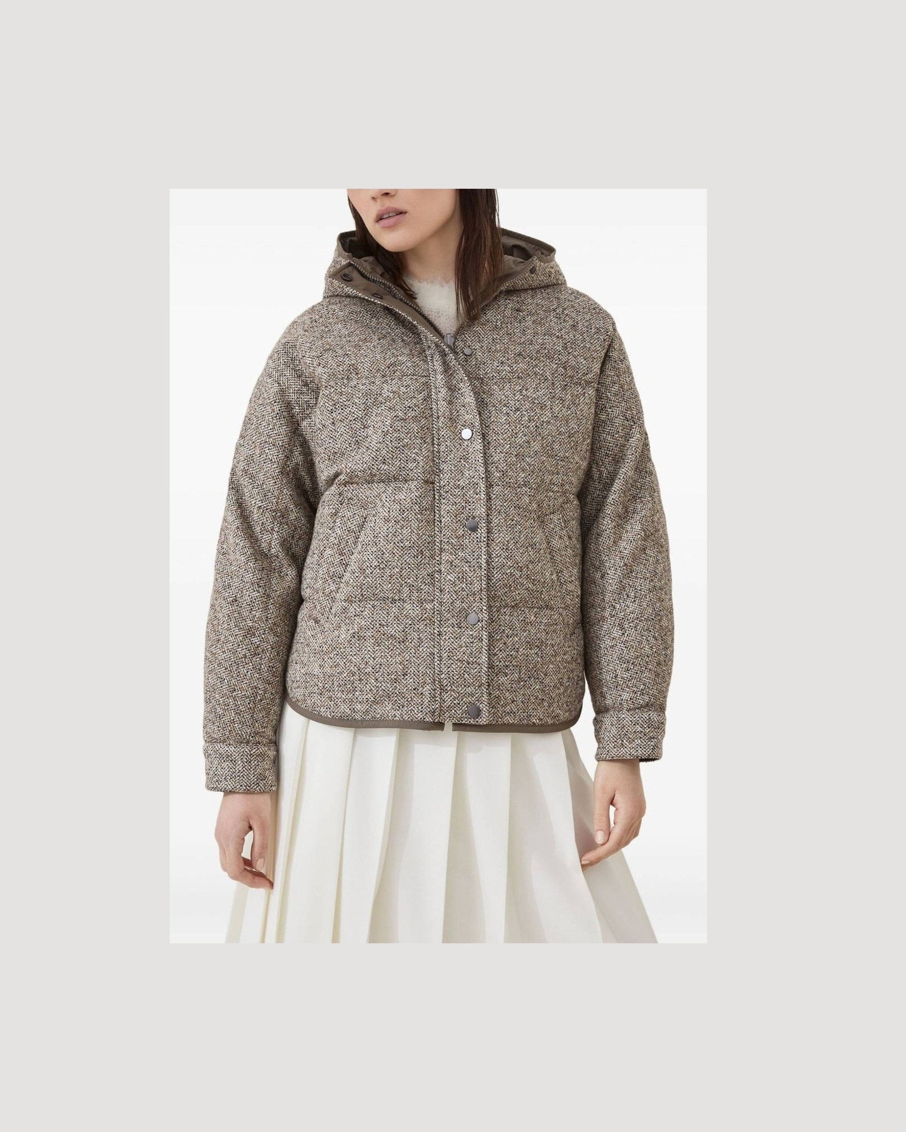Brunello Cucinelli Beige Coat Glam Steals