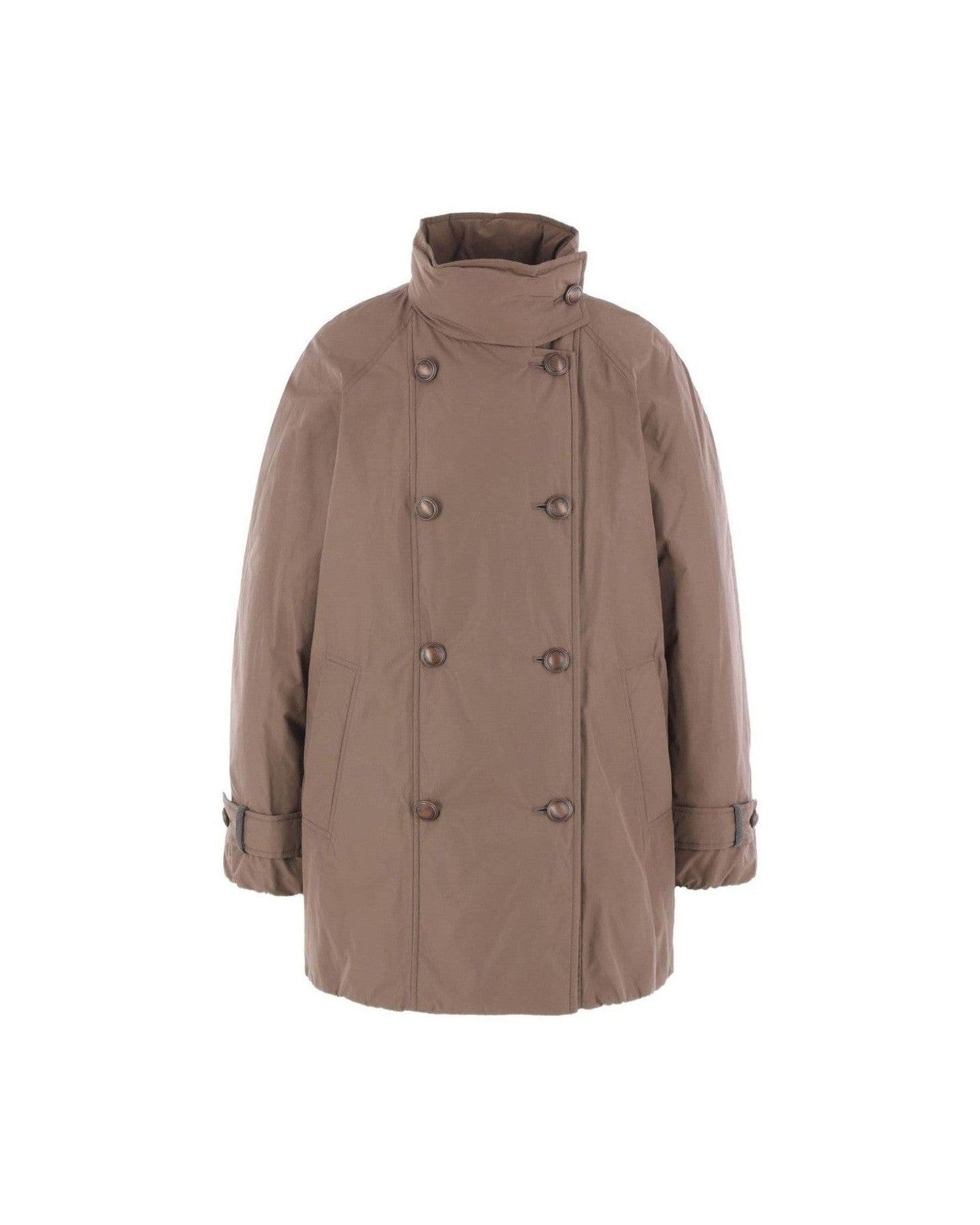 Brunello Cucinelli Beige Coat Glam Steals
