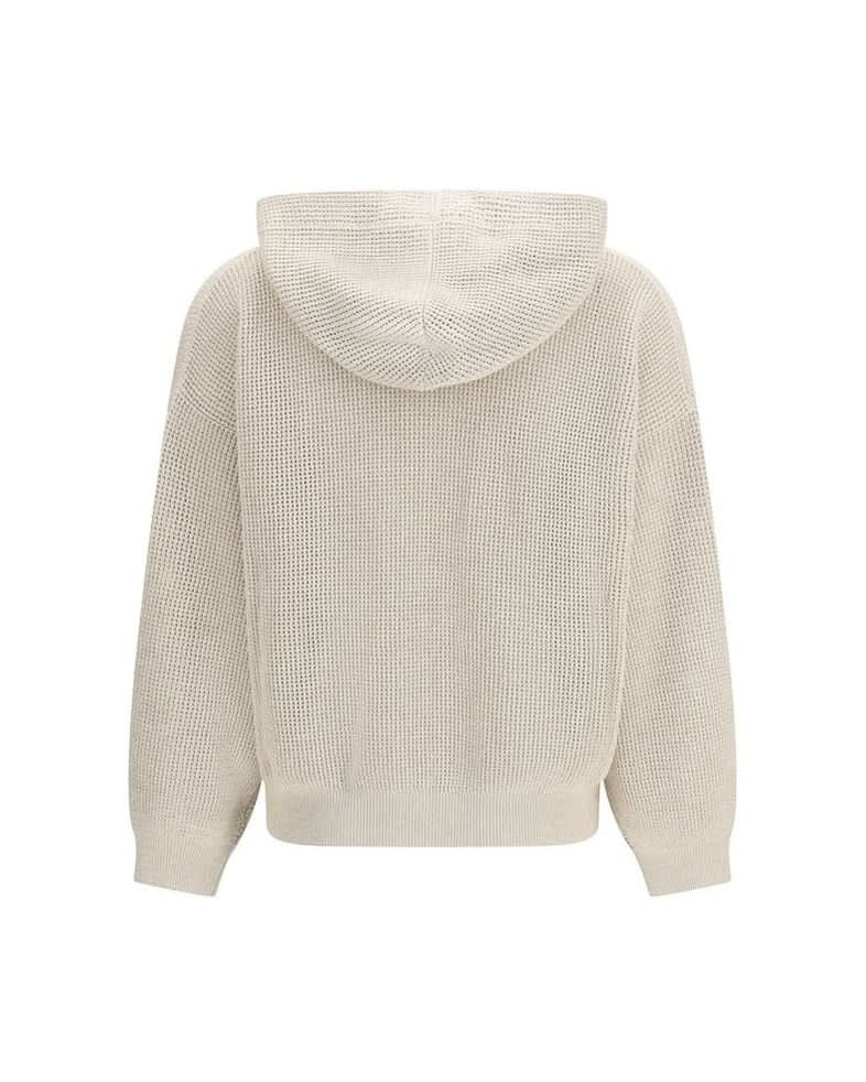 Brunello Cucinelli Beige Cotton Hoodie