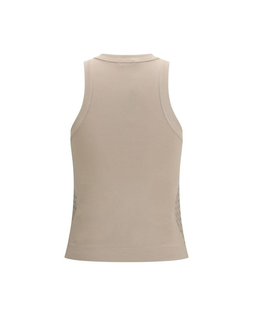 Brunello Cucinelli Beige Cotton T-shirt Glam Steals
