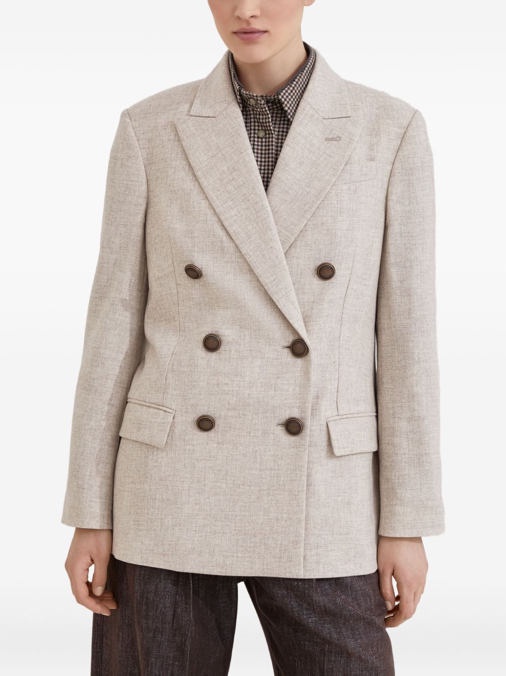 Brunello Cucinelli Beige Jacket Glam Steals