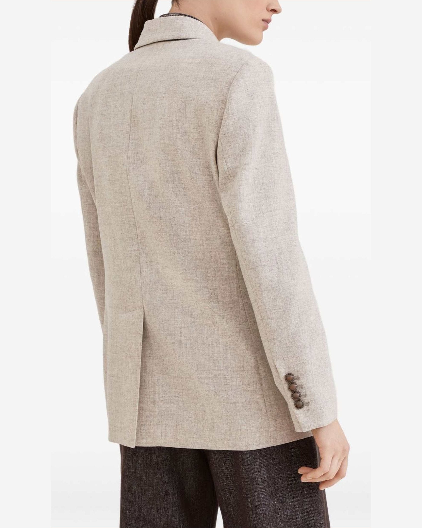 Brunello Cucinelli Beige Jacket Glam Steals
