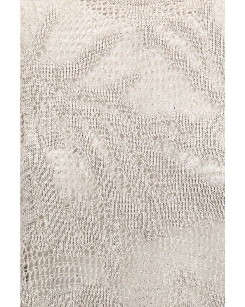 Brunello Cucinelli Beige Linen T-Shirt