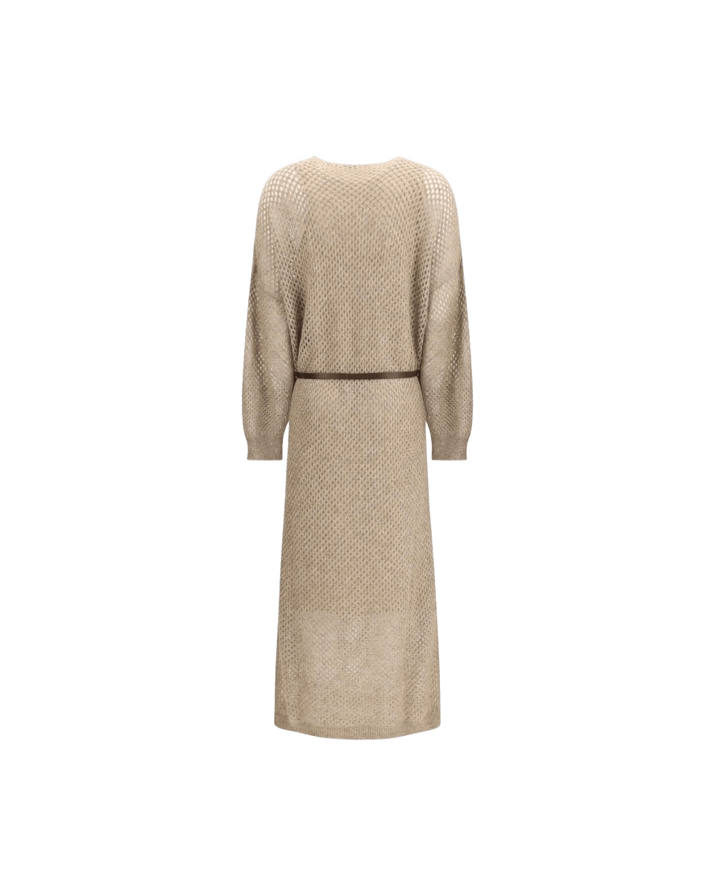 Brunello Cucinelli Beige Mohair Casual Dress Glam Steals