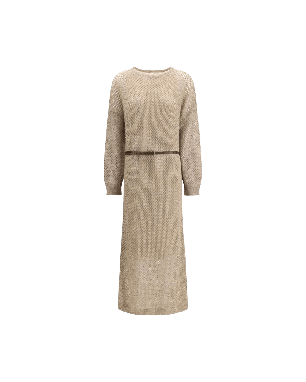 Brunello Cucinelli Beige Mohair Casual Dress Glam Steals