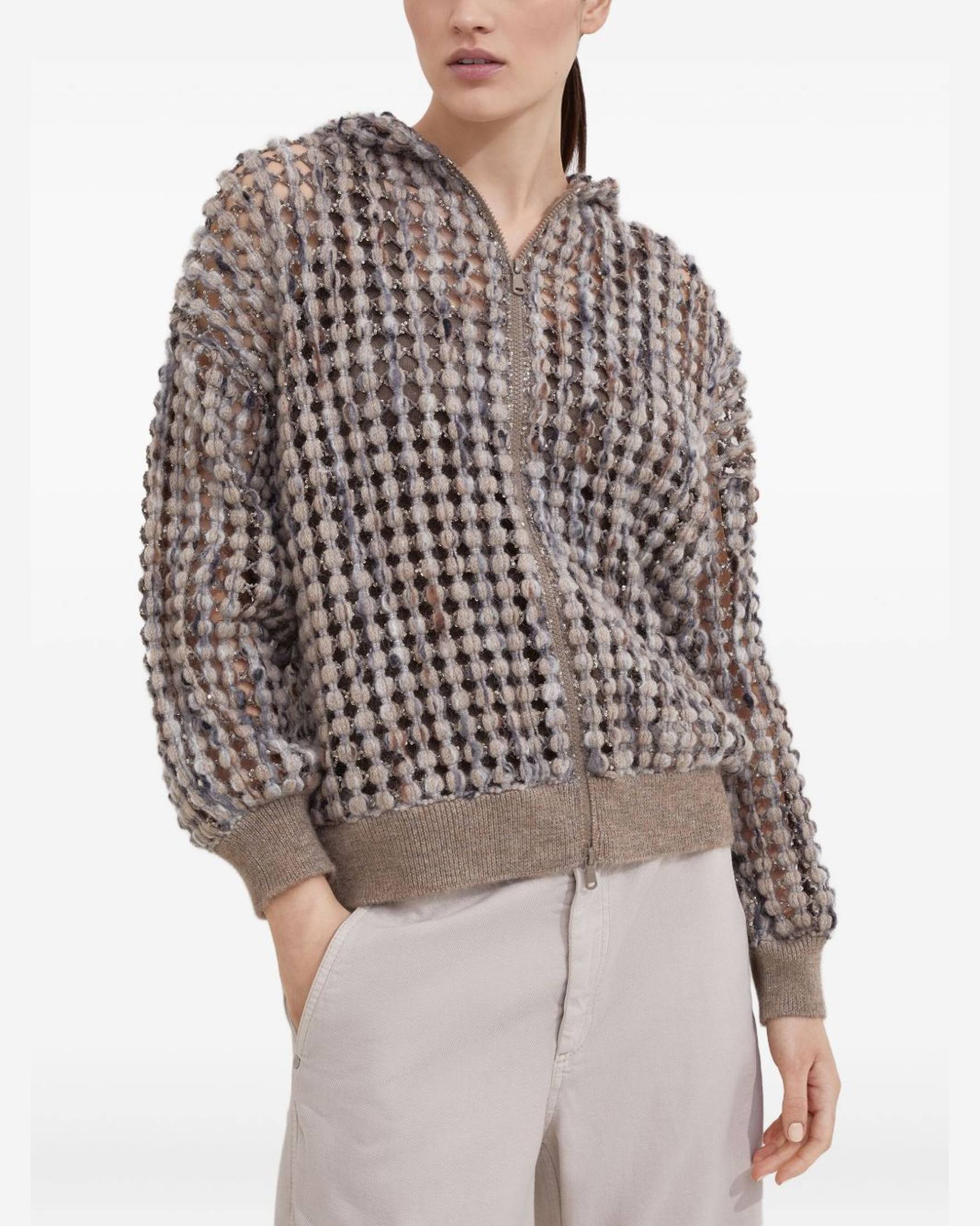 Brunello Cucinelli Beige Sweater Glam Steals