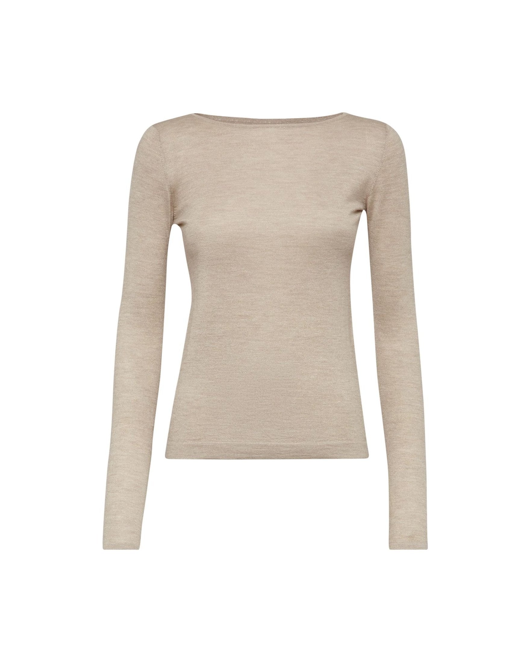 Brunello Cucinelli Beige Sweater Glam Steals
